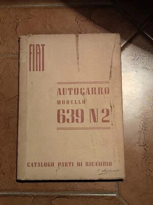 manuale libro libretto catalogo parti di ricambio FIAT 639 N2 - Immagine 1 di 3