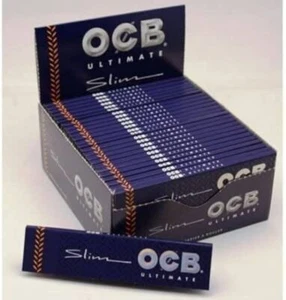 OCB Ultimate King Size Slim Rolling Papers. - Picture 1 of 11