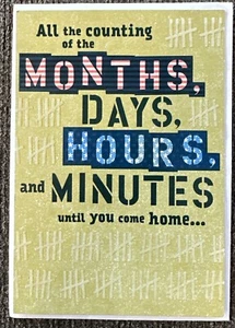 Hallmark Military “Miss You” Greeting Card - Picture 1 of 2