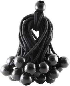 Ball Bungee Cords 4 Inch Canopy Tarp Tie down Cord (25 Piece) - Picture 1 of 2