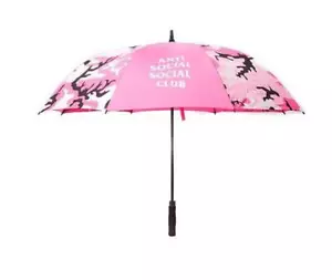 Brand New AntiSocial social Club Umbrella Camo Pink - Picture 1 of 1