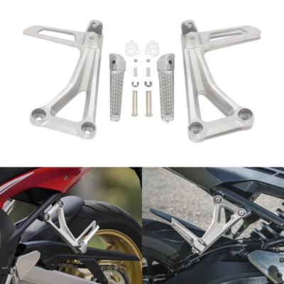 Reposapiés trasero pasajero estriberas soportes aptos para Honda CBR650F 2014-2018 2017 Foto 1 de 4