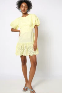 Schiffli Embroidered A-line Dress - Picture 1 of 4