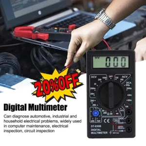 DT-830B Multimeter LCD Auto Range Digital Voltmeter Ohmmeter Tester LCD AutGXS; - Bild 1 von 7