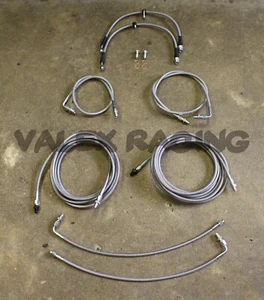 Front & Rear Brake Line Replacement Kit For 96-00 Honda Civic w/rear drum - Picture 1 of 1