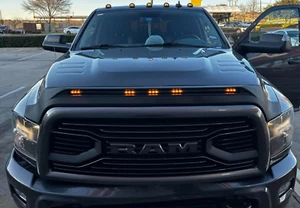 AVS AeroSkin LightShield LED Hood Protector Bug Shield for 2010-2018 Ram 2500 - Picture 1 of 6