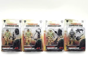Commando Core Action Figures x 4 - Picture 1 of 6