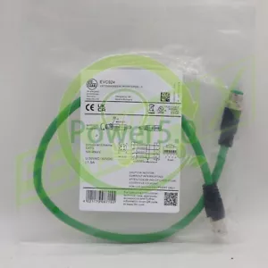 IFM EFECTOR EVC924 Ethernet connection cable CAT5 M12 RJ45 0.5 Meter~ - Picture 1 of 5