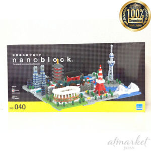 KAWADA Nano block NB-040 Tokyo city 1310 piece Toy from JAPAN NEW