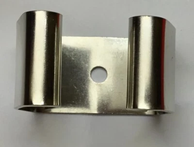 GANCIO APPENDISCOPA IN METALLO CROMATO PORTA SCOPE SUPPORTO A MURO MOCIO MOP - Immagine 1 di 4