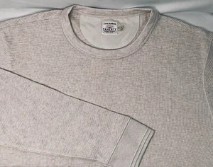 Waffle Crew LS uomo XXL Faherty Legend elasticizzato avorio/avena nuovo senza etichette - Foto 1 di 7