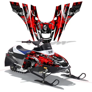 Snowmobile Graphics kit Decal for Polaris XC 120 2000-2020 Red Reaper - Picture 1 of 1