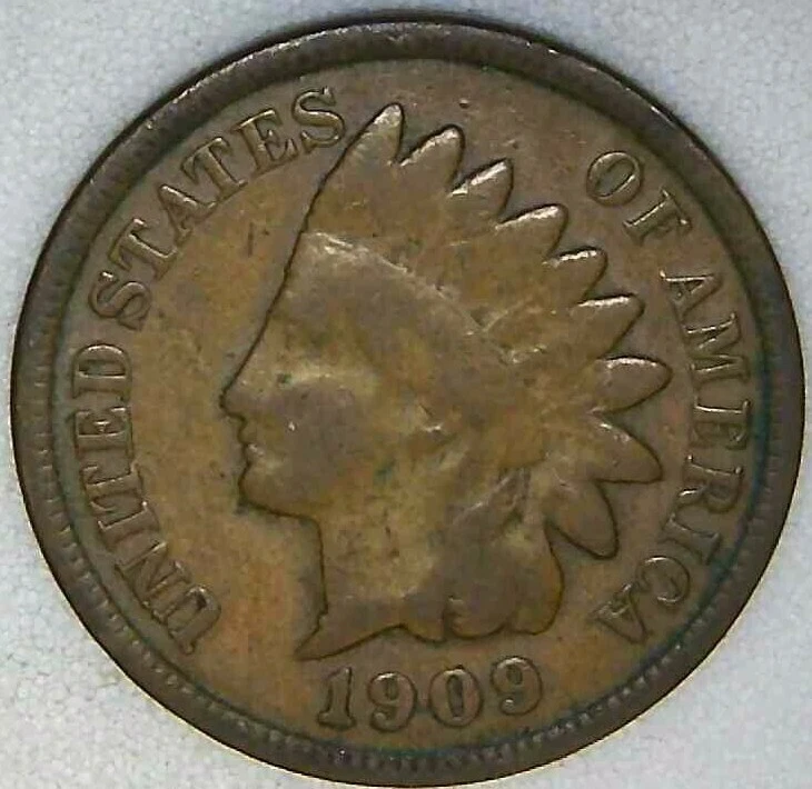 1909-P 1C Indian Head Cent 22stt0515 - Image 1 of 2