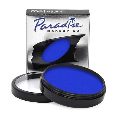 Pintura corporal facial profesional azul laguna 1,4 onzas maquillaje Mehron Paradise Foto 1 de 4