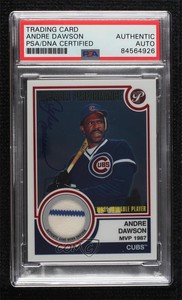 2005 Topps Pristine Legends Andre Dawson #VP-AD PSA Authentic PSA/DNA Cert HOF