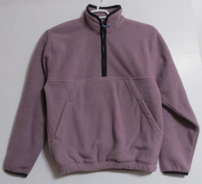 Adult GAP Arctic Fleece 1/2 Zip Pullover Fleece Sweatshirt Purple Size XS - Image 1 of 4