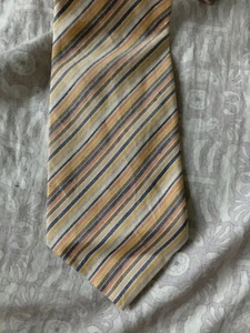 Banana Republic Striped Linen Tie NWT $59.50 - Picture 1 of 3