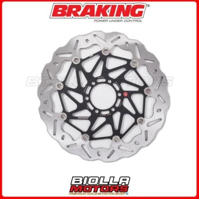 WK001R DISCO FRENO ANTERIORE DX BRAKING CAGIVA RAPTOR 125 2008 - WAVE FLOTTANTE  Foto 1 de 4