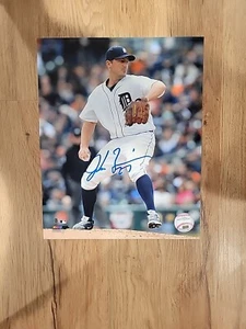 Jordan Zimmerman Detroit Tigers Pitcher Signed 8x10 Photo - Picture 1 of 1