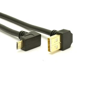 Micro USB Cable - Angled - 30 inches - RR-AUMCBU-30G - Picture 1 of 1