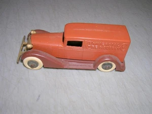 Vintage 1930's Tootsietoy Orange Graham Commercial Tire & Supply Company Truck - Picture 1 of 5