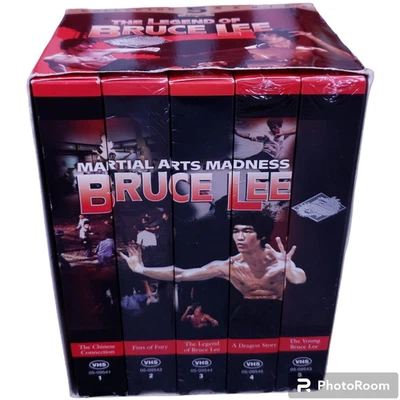 Legend of Bruce Lee Collector Series VHS Set 4/5 Sealed | Kung Fu Movie Lot - Image 1 of 4