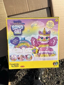 Creatividad para niños brillante arco iris y unicornio arte arena - NUEVO SELLADO  - Imagen 1 de 2
