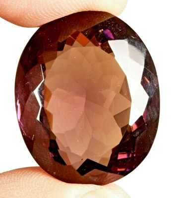 58.55 Cts.  Ametrine Purple & Yellow Color Oval Shape Certified Gemstone - Image 1 of 4
