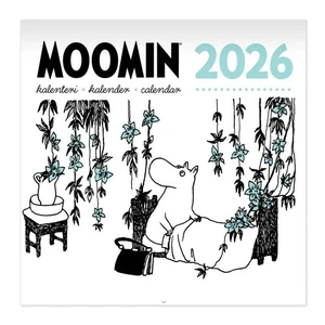 Moomin 2026 Wall Calendar Putinki 30 x 30 cm - Picture 1 of 2