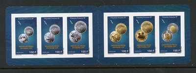 French Polynesia 2021 Tahiti Coins Self-adhesive Booklet Mint MNH Numismatics - Image 1 of 2