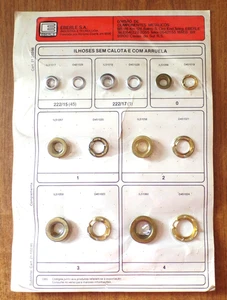Vintage Salesman Samples EBERLE S. A. Divisao de Componentes Metalicos (o) - Picture 1 of 2