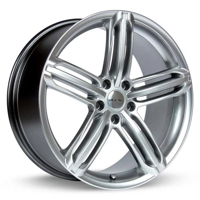 18 Inch Silver Alloy Wheel Rim for Audi A4 Quattro, RTX 82485 18x8 5x112 5Lug  - Image 1 of 4
