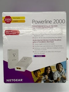 NETGEAR PLP2000 Powerline Adapter 2000Mbps - opakowanie 2 szt. - Zdjęcie 1 z 7