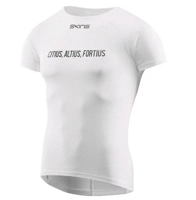 SKINS Mens Cycle baselayer Short Sleeve Top Size Large fitness training sessions - Image 1 of 2