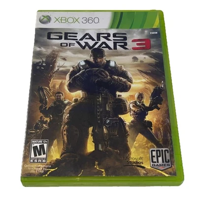Gears of War 3 Xbox 360 Complete CIB Very Good Tested! - Image 1 of 4