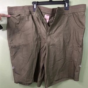 Pantalones cortos verdes ciervo blancos para mujer y mujer, talla 18 - Imagen 1 de 5