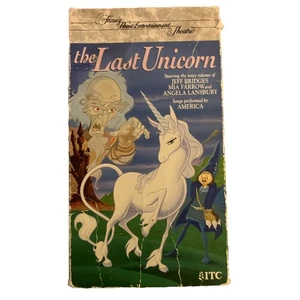 The Last Unicorn (VHS, 1994) Jeff Bridges Mia Farrow; 90s Anime! - Picture 1 of 4