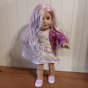 Muñeca American Girl, Truly Me, pelo multicolor pastel - Imagen 1 de 11