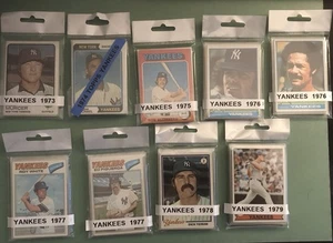97 Karten Lot.   1970’s Topps Yankees Cards - Bild 1 von 2