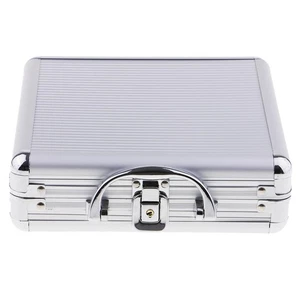 Portable Poker Chips Aluminum Case Container Poker Chips Storage Box - Picture 1 of 7