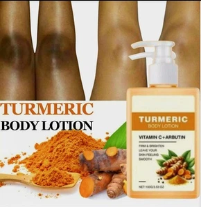 Turmeric Body Lotion Anti Aging Long-lasting Moisturizing Smooth Skin Lightening - Picture 1 of 1