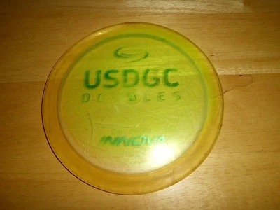 Innova Disc Golf USDGC Doubles Champion Firebird 173 G Distance Driver Yellow - Image 1 of 2