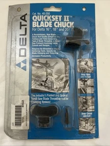DELTA QUICKSET II MANDRIL BLADE Cat Nº 40-250 para Sierra de Desplazamiento Delta 16" 18" 20" NUEVO - Imagen 1 de 8