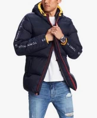 Tommy Hilfiger Chaqueta acolchada de invierno pesada para hombre XXXL 3XLT alta esquí alpino grande Foto 1 de 4