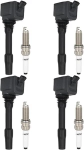 4pcs ignition coils+ Iridium Spark Plugs for Mini Cooper 2014-2019 UF750 + 94201 - Picture 1 of 3