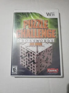 Nintendo Wii Puzzle Challenge Crosswords And More Brand New Factory Sealed  - Picture 1 of 1