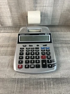 Canon P23-DH V Printing Calculator Adding Machine Clock & Calendar. Tested Works - Afbeelding 1 van 3