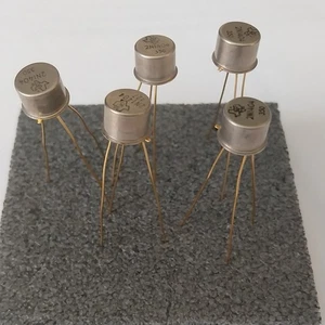 Menge 5x 2N1404 NPN Silizium Transistor TO-18 NOS Vintage Texas Instruments USA - Bild 1 von 4