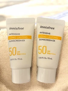 Protector solar mineral de larga duración Innisfree SPF50 EX 0,50 FL oz/15 ml TRAVEL X2 - Imagen 1 de 3