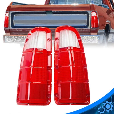 For 1972-1980 Dodge Truck / Plymouth Power Wagon Tail Light Lens Only Pair LH RH - Image 1 of 4